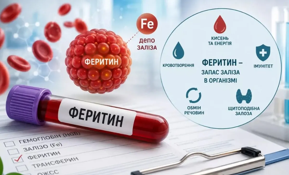 Дефіцит заліза: де у Дніпрі здати аналіз на феритин і як підготуватися